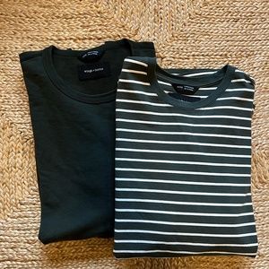 2 Men's Wings + Horns tops